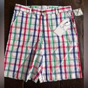 Classic Prep Colorful Checkered Shirt size 7 NWT